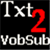 Txt2Vobsub logo