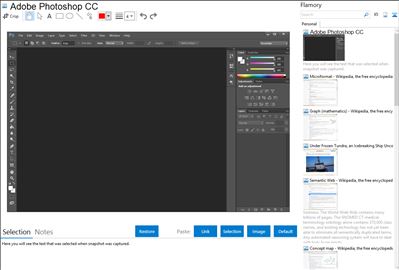 Adobe Photoshop CC - Flamory bookmarks and screenshots