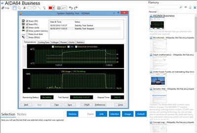 AIDA64 Business - Flamory bookmarks and screenshots