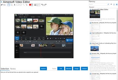 Aimersoft Video Editor - Flamory bookmarks and screenshots