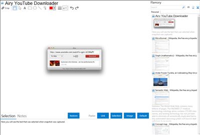 Airy YouTube Downloader - Flamory bookmarks and screenshots