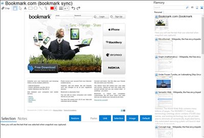 Bookmark.com (bookmark sync) - Flamory bookmarks and screenshots