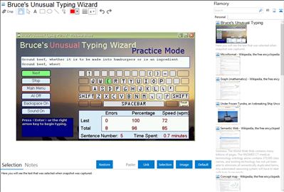 Bruce's Unusual Typing Wizard - Flamory bookmarks and screenshots