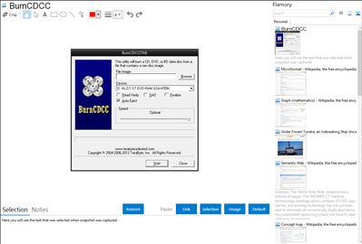 BurnCDCC - Flamory bookmarks and screenshots