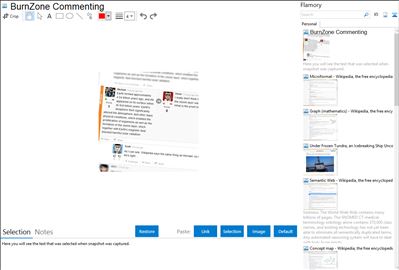 BurnZone Commenting - Flamory bookmarks and screenshots