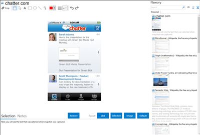 chatter.com - Flamory bookmarks and screenshots