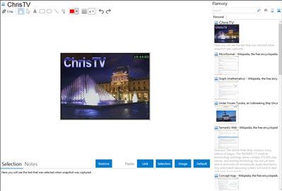 ChrisTV - Flamory bookmarks and screenshots