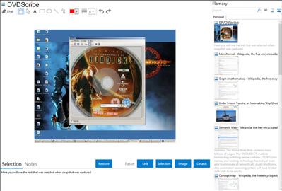 DVDScribe - Flamory bookmarks and screenshots