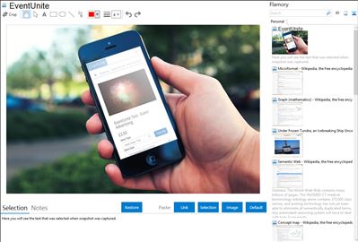 EventUnite - Flamory bookmarks and screenshots