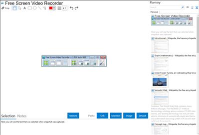 Free Screen Video Recorder - Flamory bookmarks and screenshots