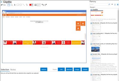 GlipMe - Flamory bookmarks and screenshots