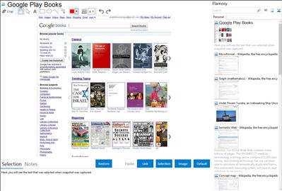 Google Play Books - Flamory bookmarks and screenshots