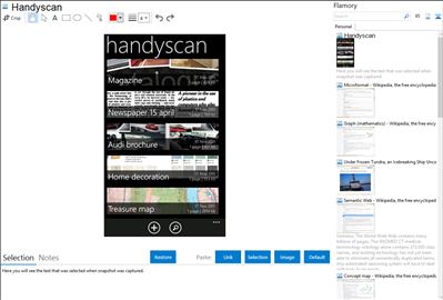 Handyscan - Flamory bookmarks and screenshots