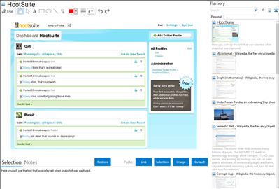 HootSuite - Flamory bookmarks and screenshots