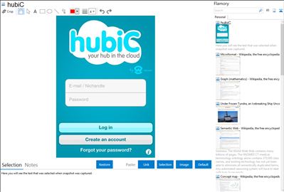 hubiC - Flamory bookmarks and screenshots