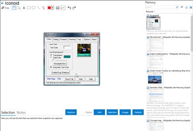 Iconoid - Flamory bookmarks and screenshots