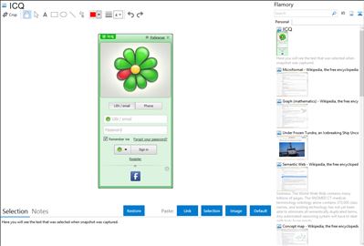 ICQ - Flamory bookmarks and screenshots