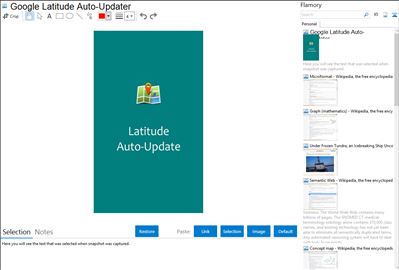 Google Latitude Auto-Updater - Flamory bookmarks and screenshots