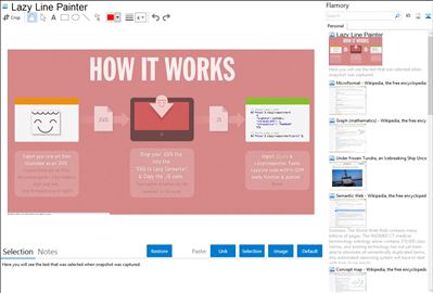Lazy Line Painter - Flamory bookmarks and screenshots