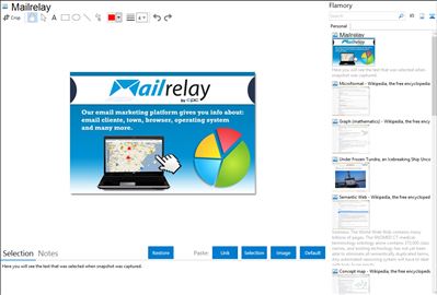 Mailrelay - Flamory bookmarks and screenshots