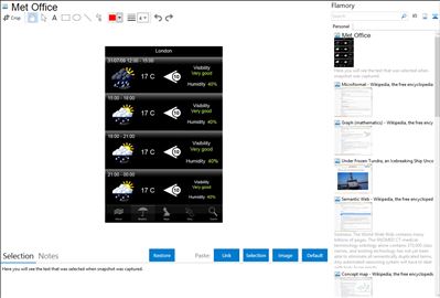 Met Office - Flamory bookmarks and screenshots