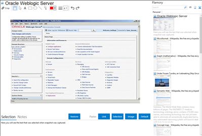 Oracle Weblogic Server - Flamory bookmarks and screenshots