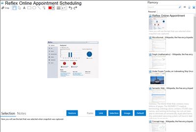 Reflex Online Appointment Scheduling - Flamory bookmarks and screenshots