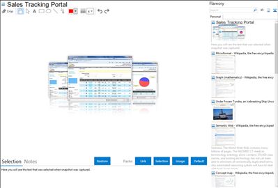 Sales Tracking Portal - Flamory bookmarks and screenshots