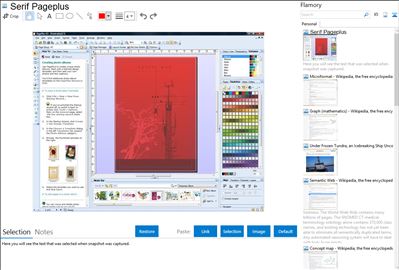 Serif Pageplus - Flamory bookmarks and screenshots