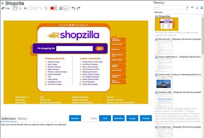 Shopzilla - Flamory bookmarks and screenshots
