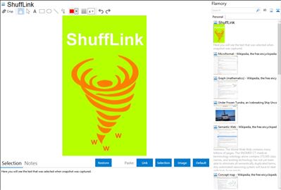 ShuffLink - Flamory bookmarks and screenshots