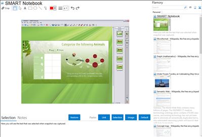 SMART Notebook - Flamory bookmarks and screenshots