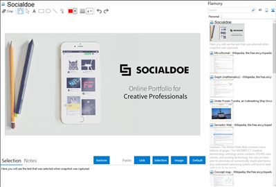 Socialdoe - Flamory bookmarks and screenshots