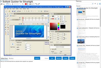 Sothink Quicker for Silverlight - Flamory bookmarks and screenshots
