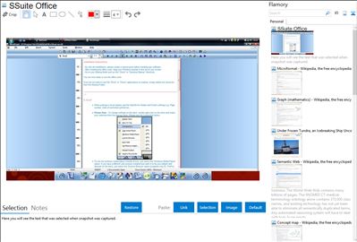SSuite Office - Flamory bookmarks and screenshots