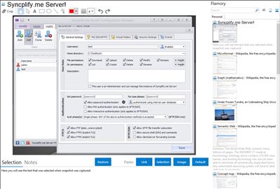 Syncplify.me Server! - Flamory bookmarks and screenshots
