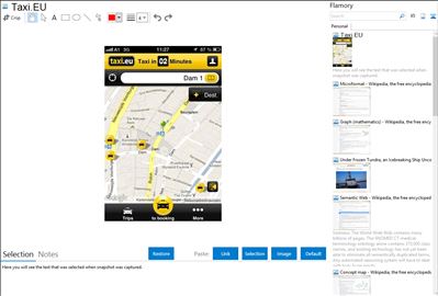 Taxi.EU - Flamory bookmarks and screenshots