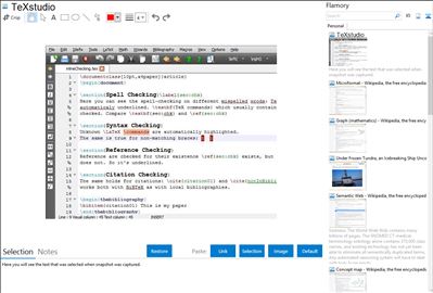 TeXstudio - Flamory bookmarks and screenshots