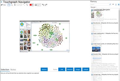 Touchgraph Navigator - Flamory bookmarks and screenshots