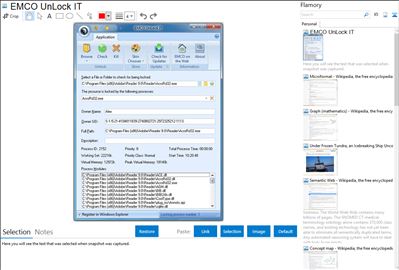 EMCO UnLock IT - Flamory bookmarks and screenshots