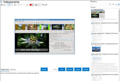 Videoporama - Flamory bookmarks and screenshots