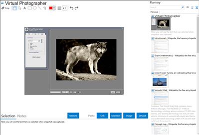 Virtual Photographer - Flamory bookmarks and screenshots
