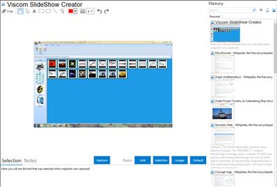 Viscom SlideShow Creator - Flamory bookmarks and screenshots