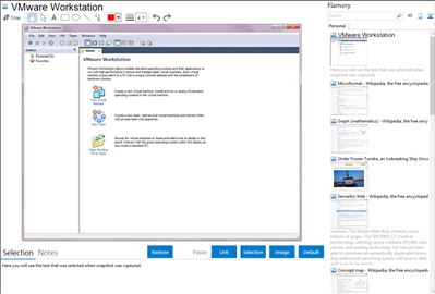 VMware Workstation - Flamory bookmarks and screenshots