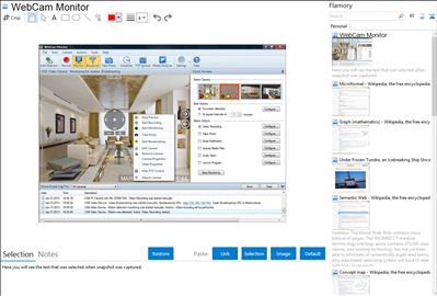 WebCam Monitor - Flamory bookmarks and screenshots