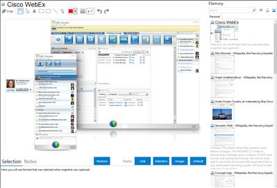 Cisco WebEx - Flamory bookmarks and screenshots