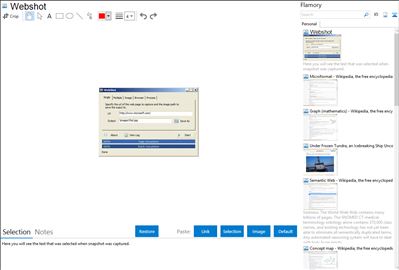 Webshot - Flamory bookmarks and screenshots
