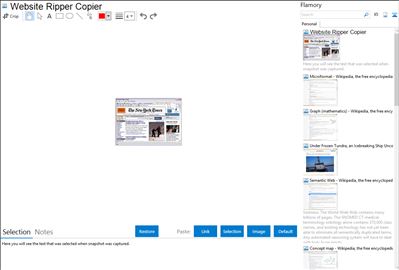 Website Ripper Copier - Flamory bookmarks and screenshots
