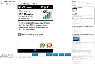 WiFi Monster - Flamory bookmarks and screenshots