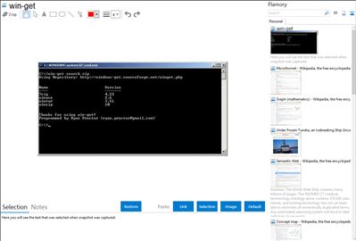 win-get - Flamory bookmarks and screenshots